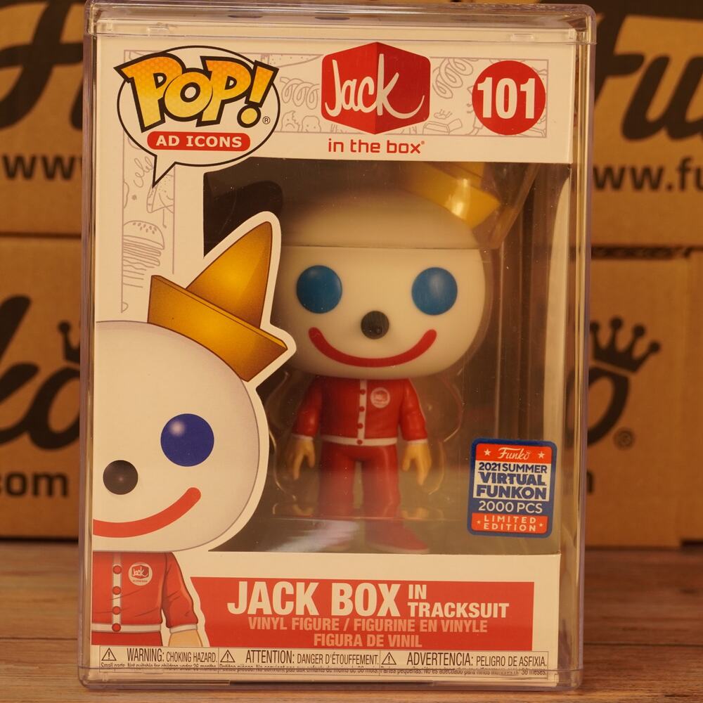 Funko Pop Jack in the Box Jack Box in Tracksuit #101 FunKon 2021 LE 2000 PCS